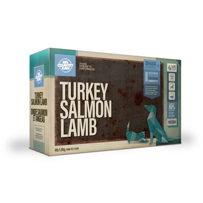 Big Country Raw Blend - Turkey Salmon Lamb