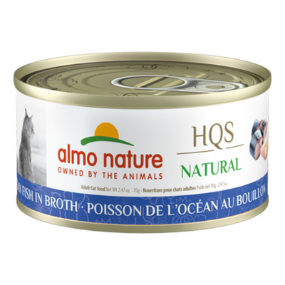 Almo Nature HQS Natural - Ocean Fish in Broth Cat Can