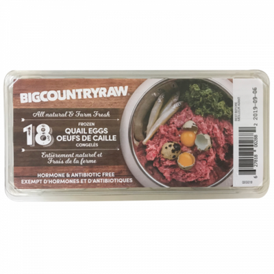 Big Country Raw Frozen Quail Eggs