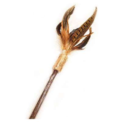 Define Planet Feathers On Silver Vine Wand Cat Toy