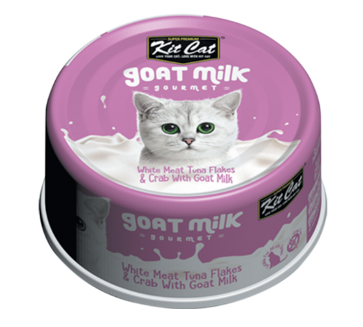 Kit Cat White Meat Tuna & Crab With Goat Milk