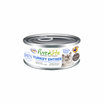 NutriSource PureVita Limited Ingredient Turkey Entrée Cat Can