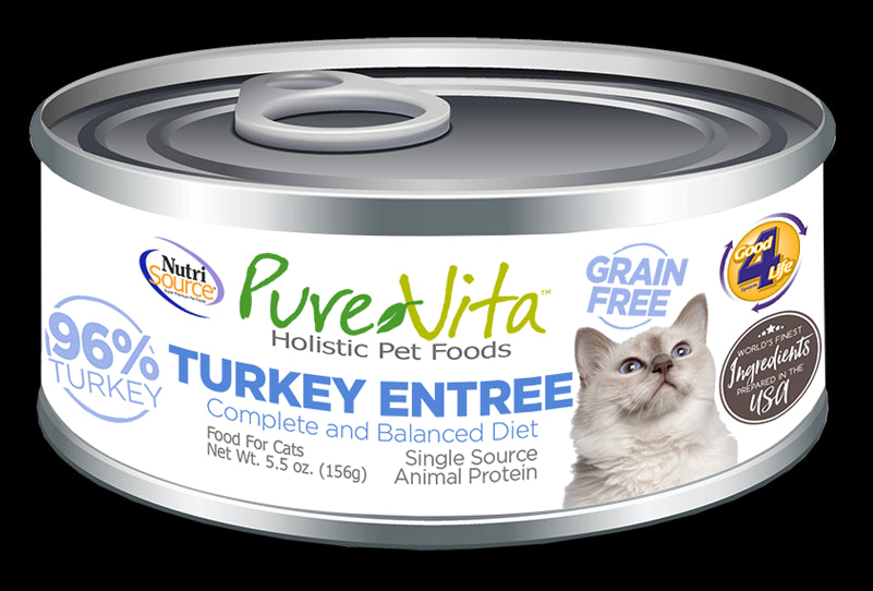PureVita Turkey Entree Canned Cat Food