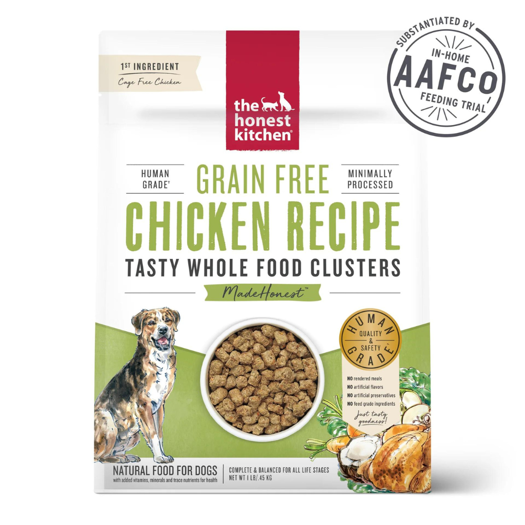 The Honest Kitchen Whole Food Clusters Grain Free Chicken Dog Food