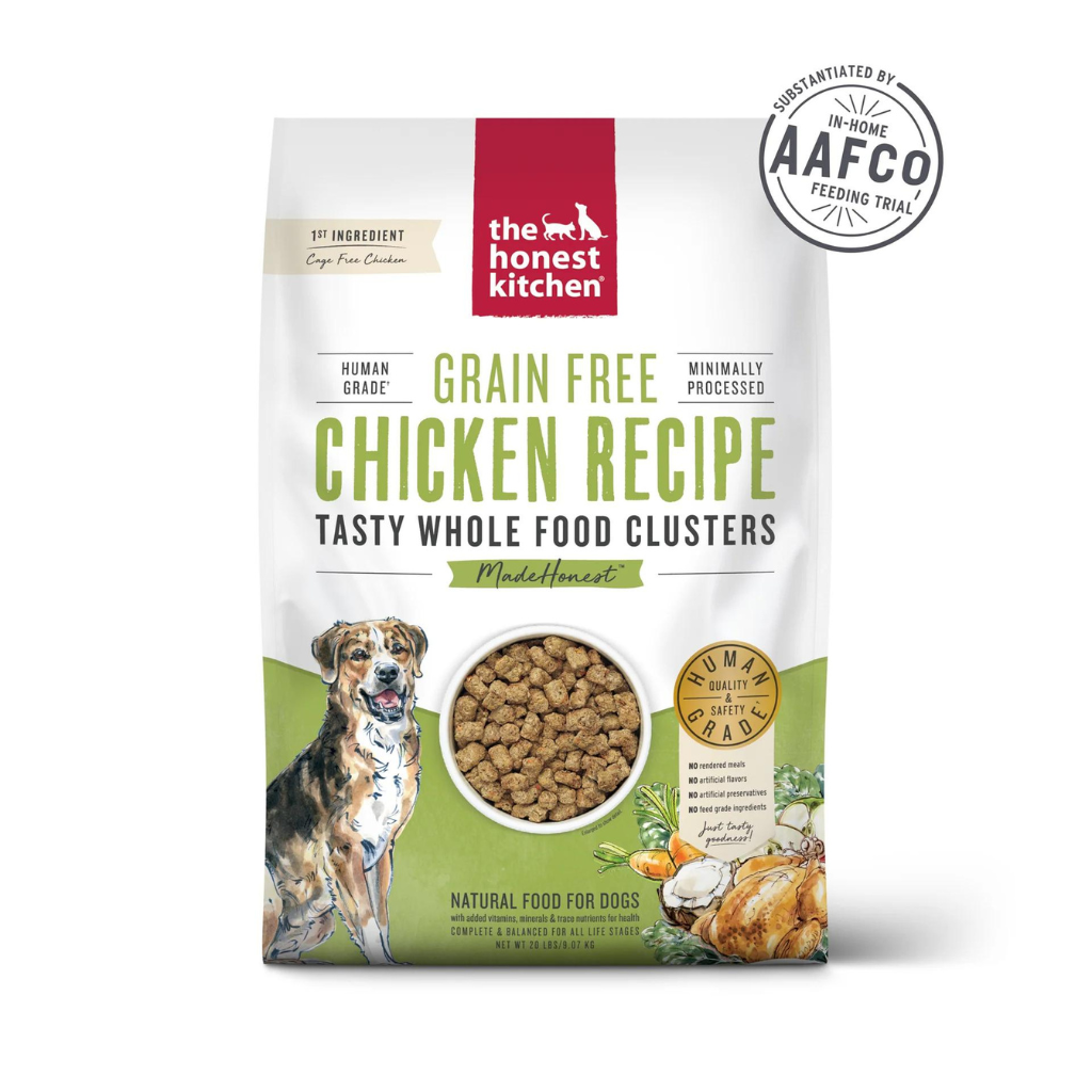 The Honest Kitchen Whole Food Clusters Grain Free Chicken Dog Food