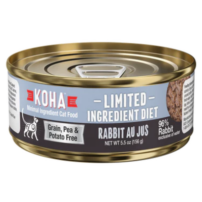 KOHA Limited Ingredient Diet Rabbit Au Jus Cat Can