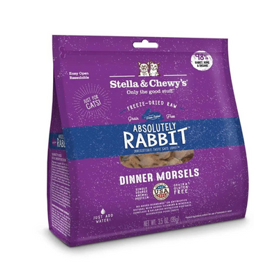 Stella & Chewy's Freeze-Dried Raw Dinner Morsels Absolutely Rabbit for Cats