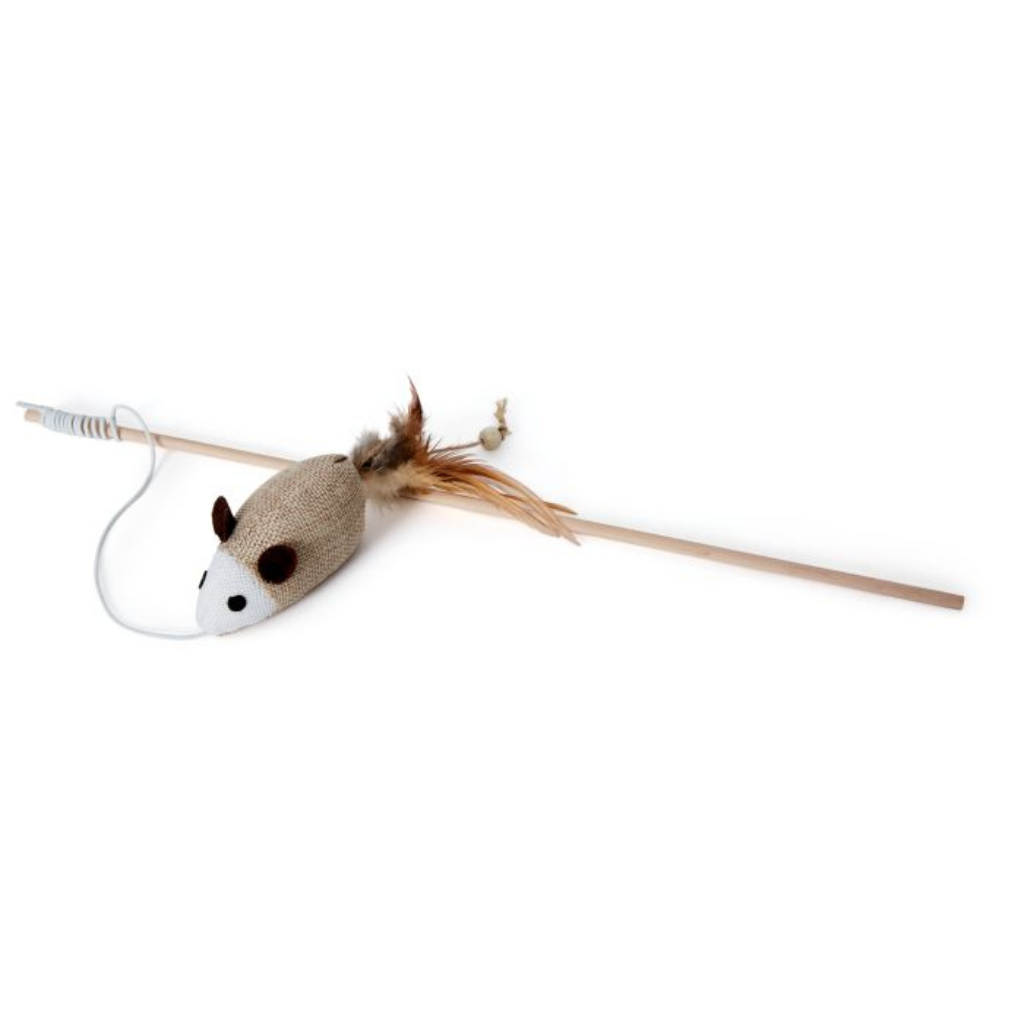 Bud'Z Swing Stick Mouse Cat Toy