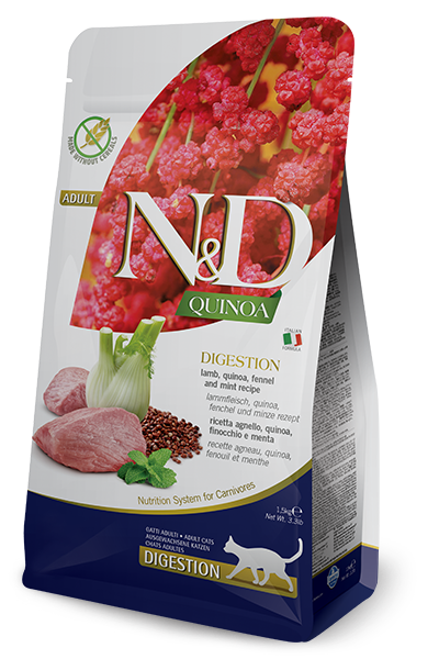N&D Quinoa Functional Feline Digestion Lamb