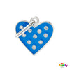 My Family Tag Heart Blue Strass SM
