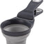 Dexas Collapsible Collapsible Animal Cup KlipScoop, Dexas 3 In 1 Gray