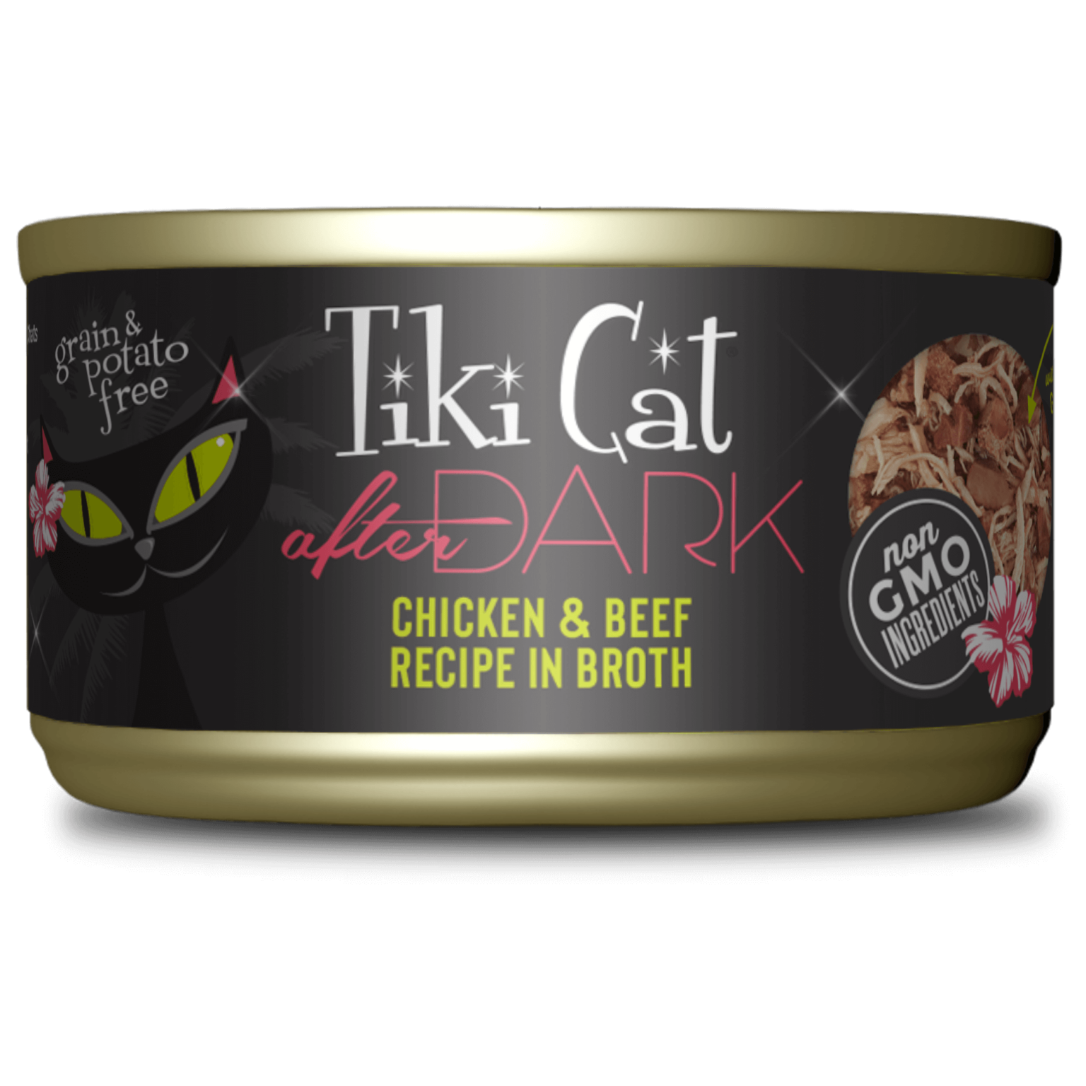 Tiki Cat After Dark Chicken & Beef Cat Can