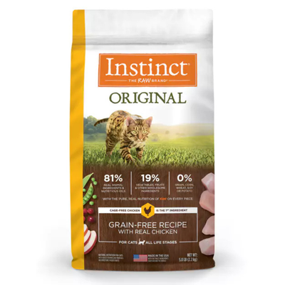 Instinct Original Grain-Free Dry Cat Food Recipe with Real Chicken