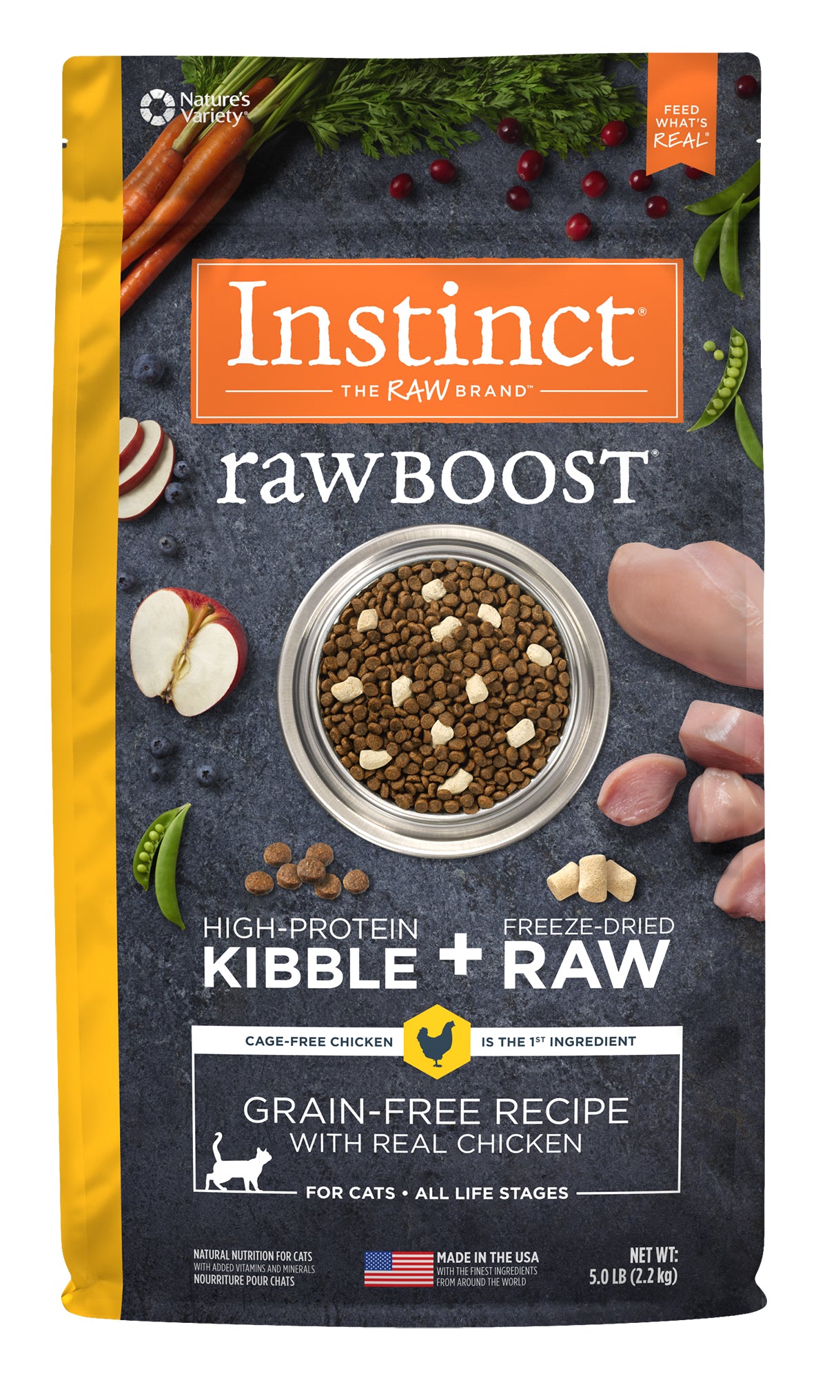 Instinct® Raw Boost® Grain-Free Recipe with Real Chicken for Cats