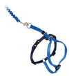 PetSafe Come with Me Kitty Harness Bungee Leash Blue