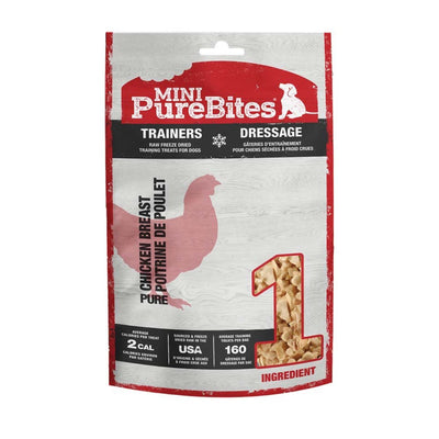 PureBites Freeze Dried Mini Trainers Chicken Breast Dog Treats