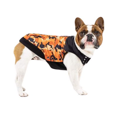 Canada Pooch Summit Stretch Vest - Orange Camo