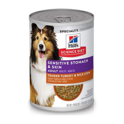 Hill's Science Diet Sensitive Stomach & Skin Turkey & Rice Dog Can