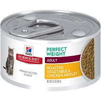 Hill's Science Diet Feline Adult Perfect Weight Chicken & Vegetables Stew Can