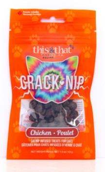 This & That Crack-Nip Chicken Cat Treat