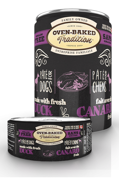Oven-Baked Tradition Grain Free Pate for Adult Dogs - Duck