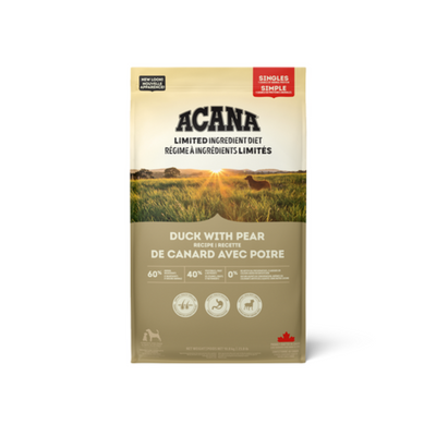 Acana Singles Duck with Pear Recipe Dog Food