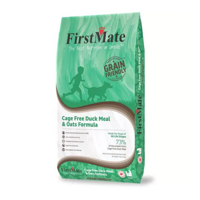 FirstMate Grain Friendly Cage-Free Duck & Oats Dog Food