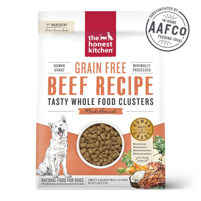 The Honest Kitchen Whole Food Clusters Grain Free Beef Dog Food