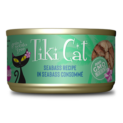 Tiki Cat Luau - Seabass Cat Can