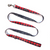 BCUDDLY Double Sided Leash Red Plaid 1"x72"