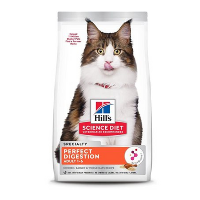 Hill's Science Diet Perfect Digestion Chicken Barley & Whole Oats Cat Food