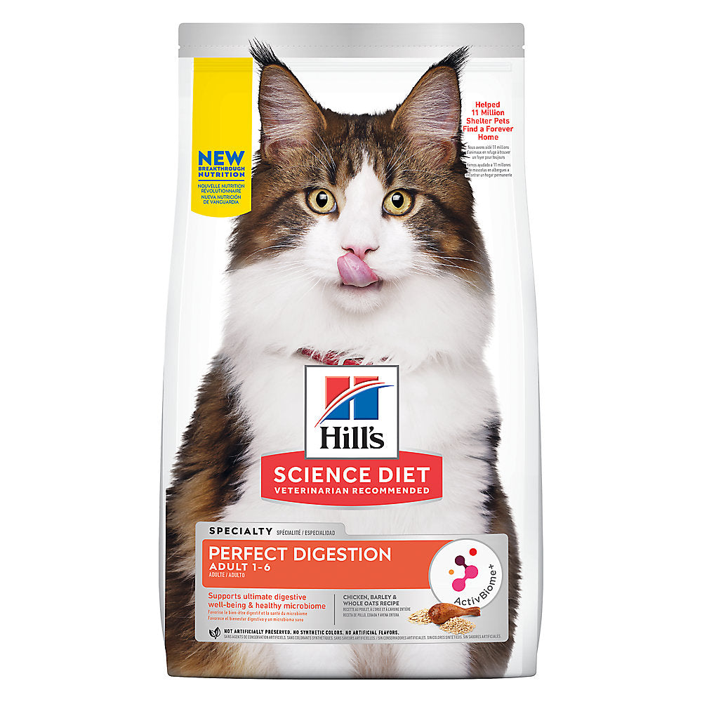 Hill's Science Diet Feline Adult Perfect Digestion Chicken Food