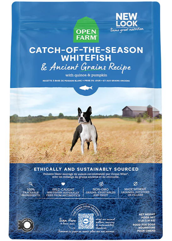 Open Farm Ancient Grains Catch of the Season Whitefish Dog Food
