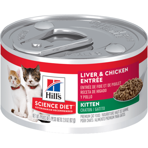 Hill's Science Diet Kitten Liver & Chicken Entrée Can