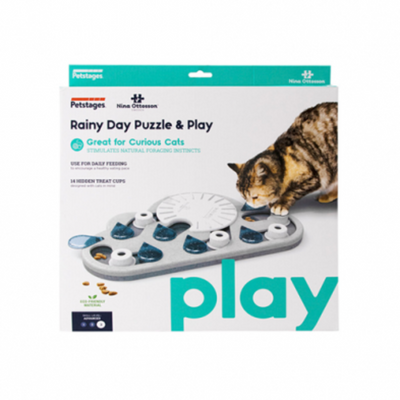 Outward Hound Nina Ottosson Puzzle Game Rainy Day for Cats