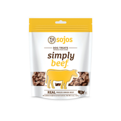 Sojos Simply Beef Freeze Dried Dog Treats