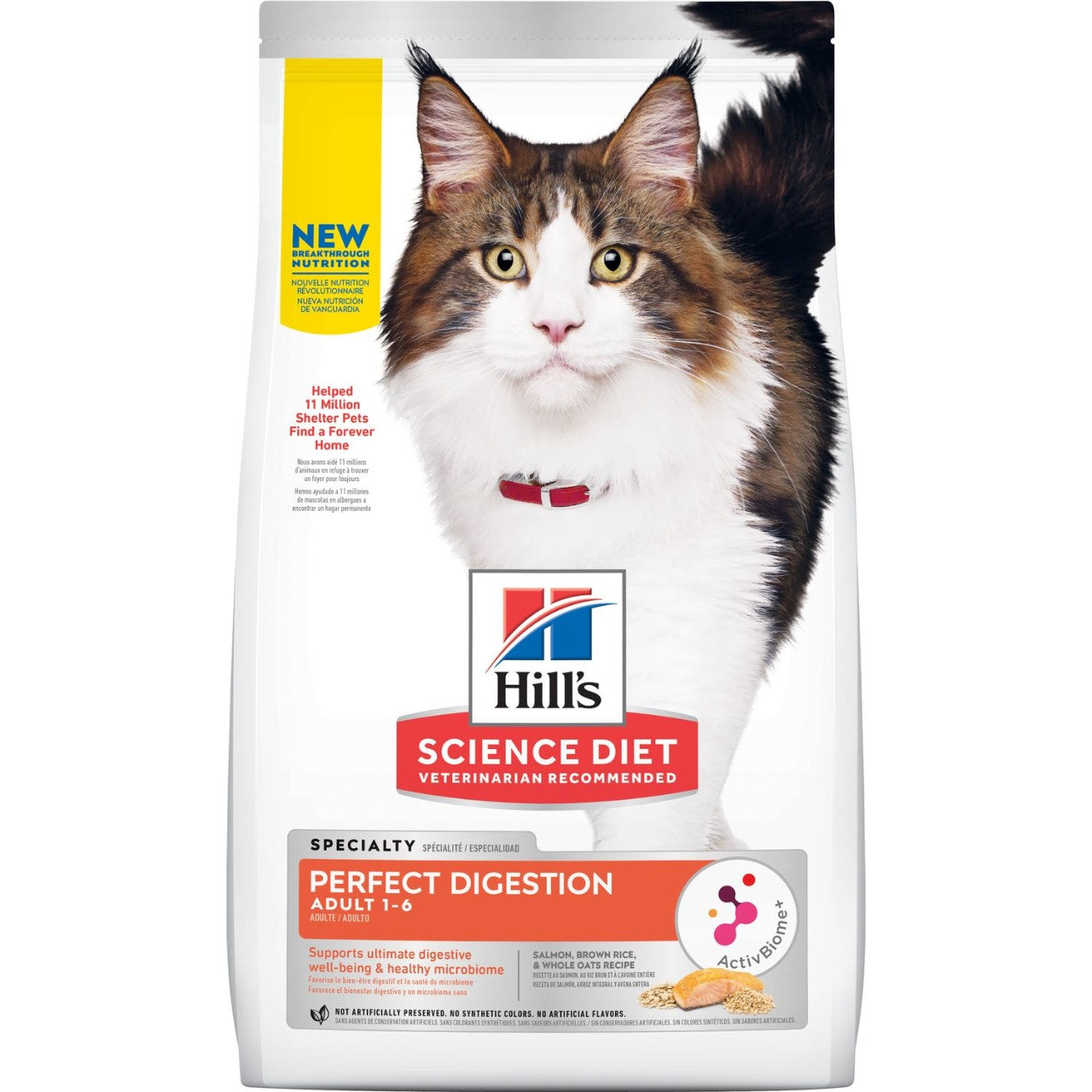 Hill's Science Diet Feline Adult Perfect Digestion Salmon Food