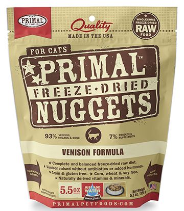 Primal Freeze Dried Venison Nuggets for Cats
