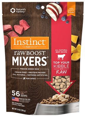 Nature's Variety Instinct Raw Boost Mixers All Natural Beef for Dogs