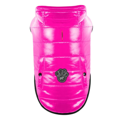 Canada Pooch Shiny Puffer Vest - Pink