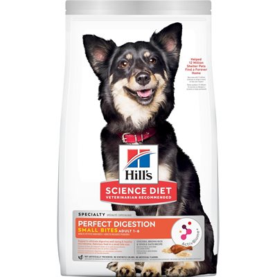 Hill's Science Diet Perfect Digestion Small Bites Chicken Brown Rice & Whole Oats Dog Fooc