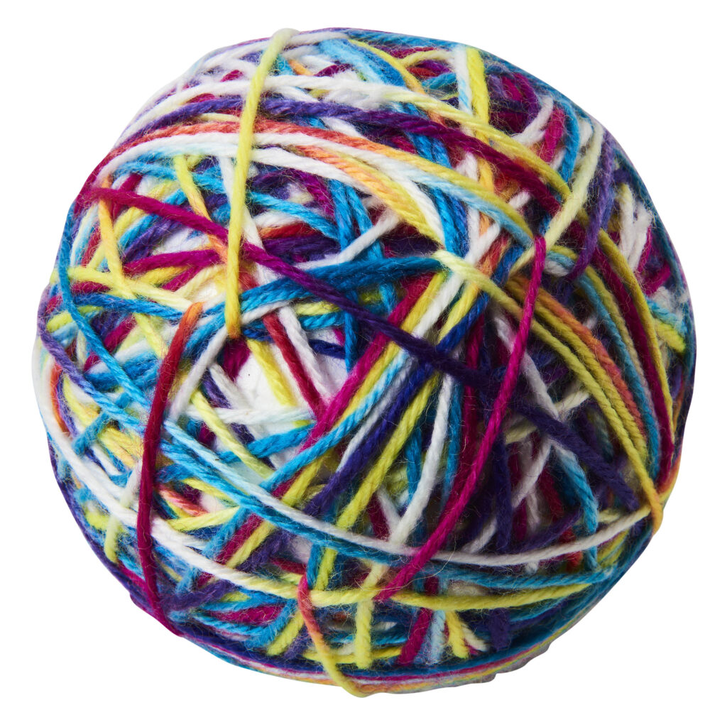 Spot Cat Sew Much Fun Yarn Ball 3.5"