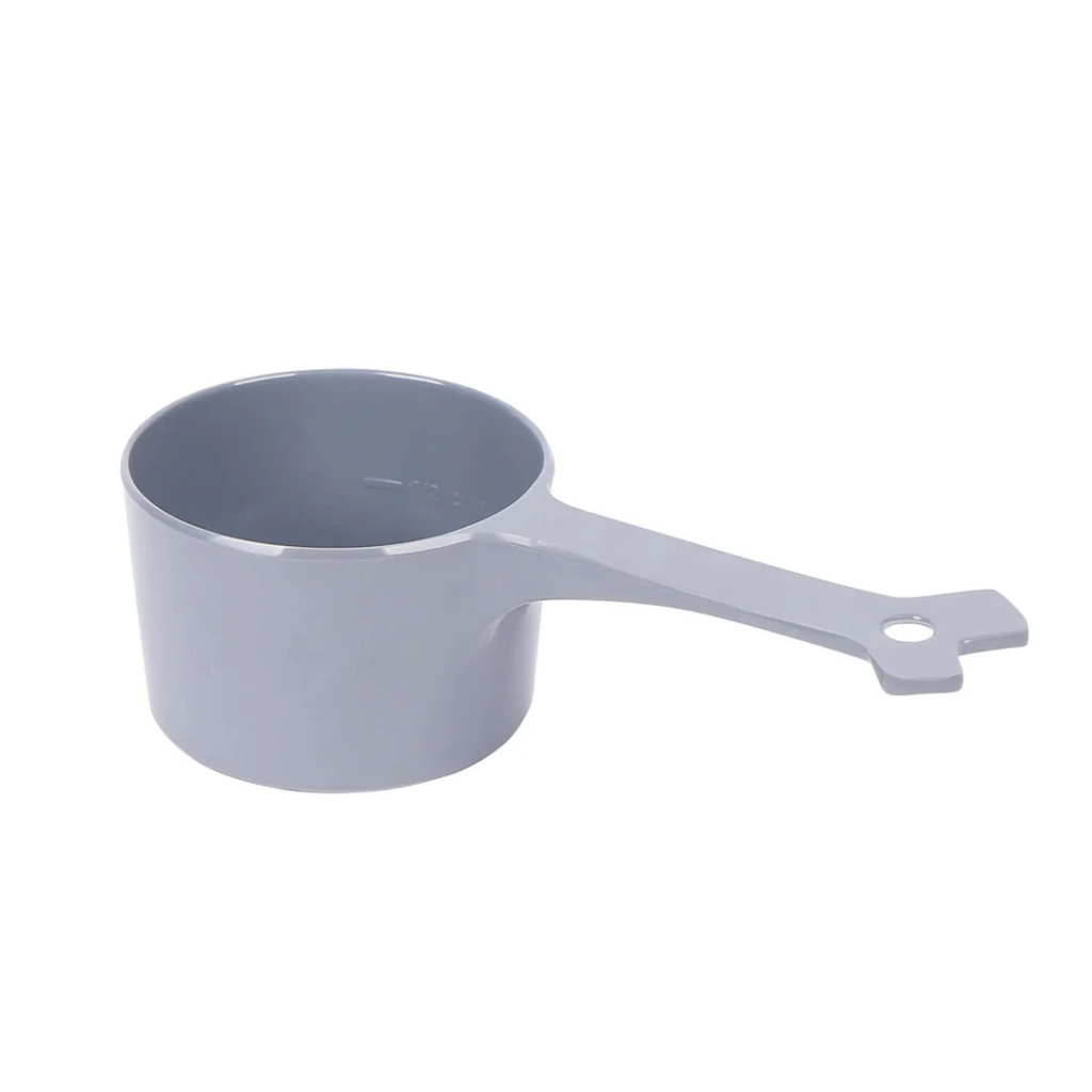 Messy Mutts Melamine Dog Food Scoops - Grey