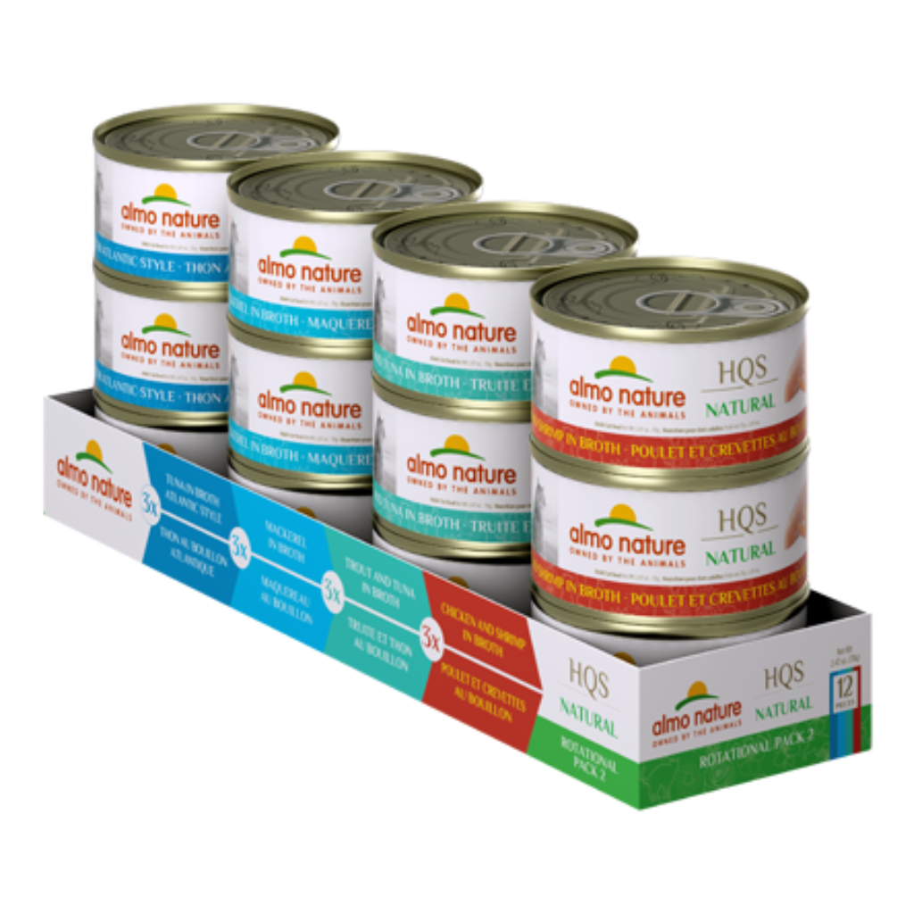 Almo Nature HQS Natural - Rotational Pack 2 Cat Cans