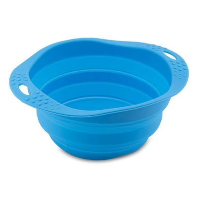 Beco Collapsible Travel Bowl Blue