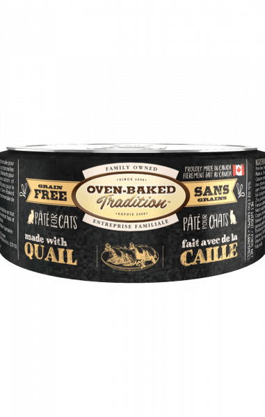 Oven-Baked Tradition Grain Free Quail Pate Cat Can