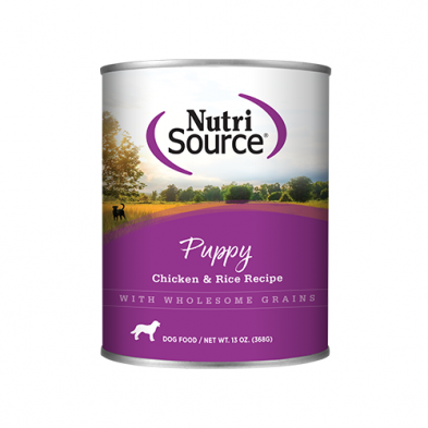 NutriSource Puppy Chicken &amp; Rice Recipe Wet Dog Food