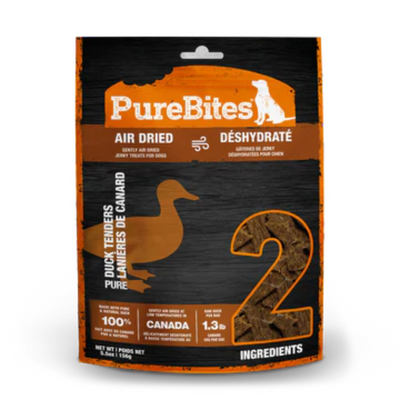 PureBites Air Dried Duck Jerky Dog Treats