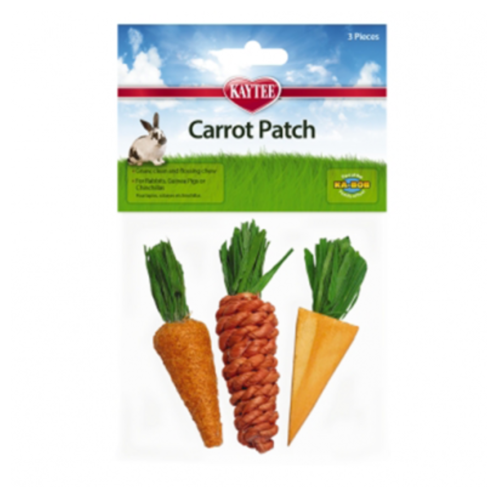 Kaytee Chew Toy Carrot Patch (3 ct)