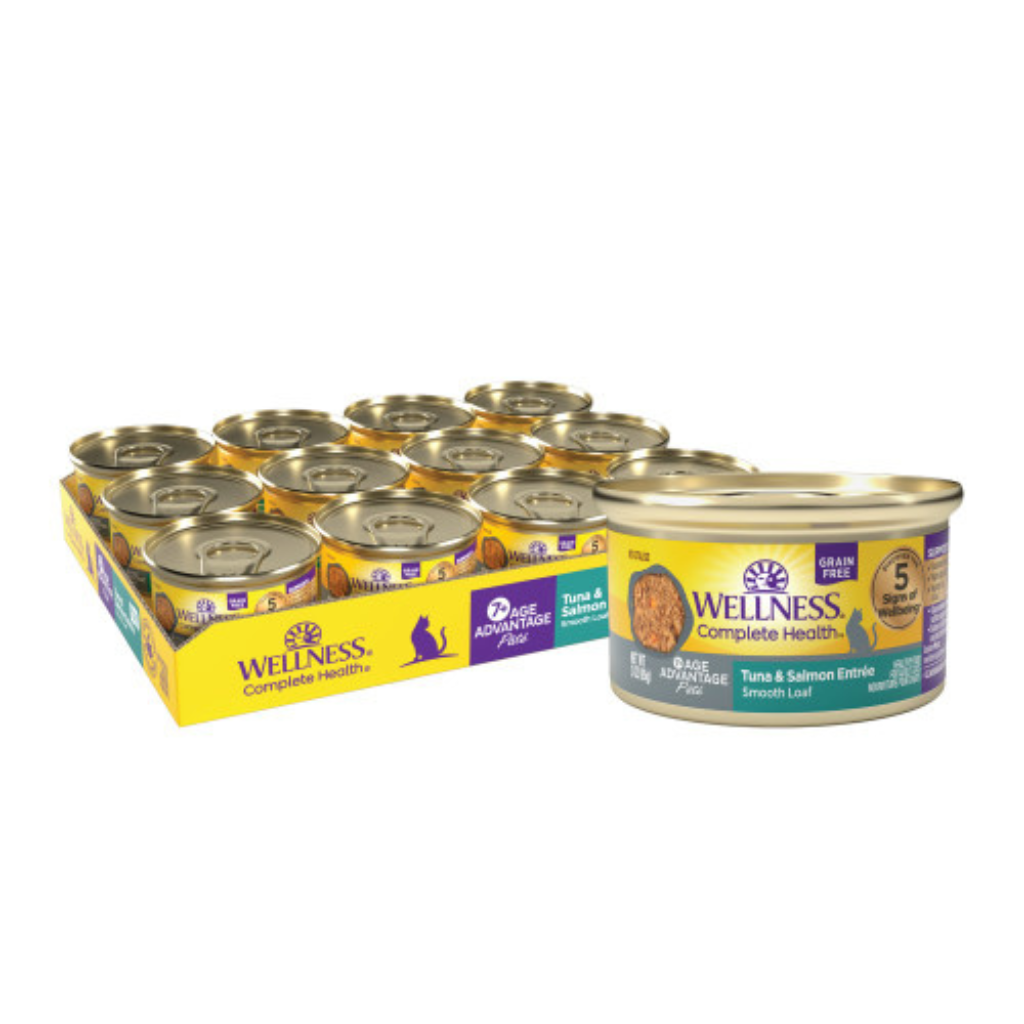 Wellness Complete Health Age Advantage Tuna & Salmon Entrée Wet Cat Food